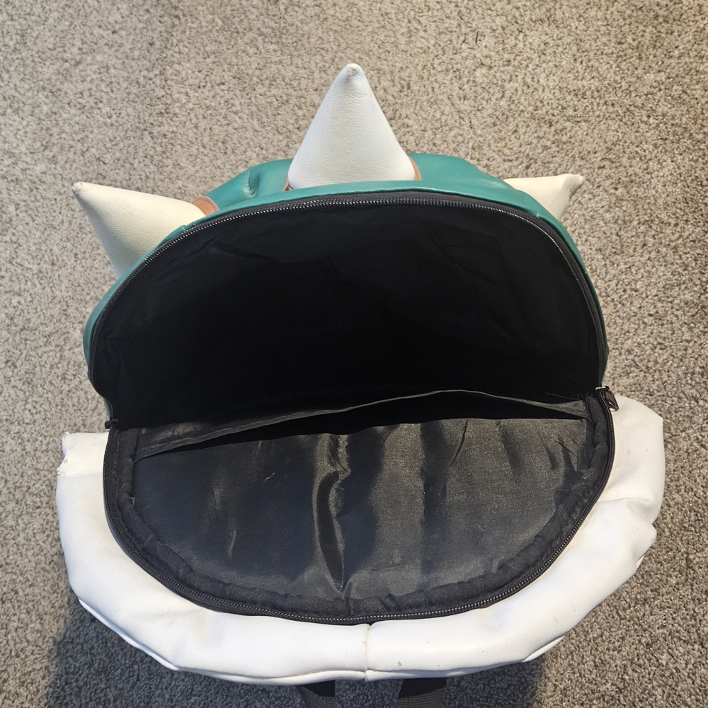 Bioworld Green and White Spiked Kids Backpack - Picture 3 of 5